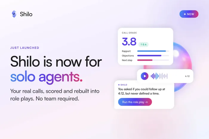 Introducing Shilo Solo Agent: Real Coaching for Every Agent