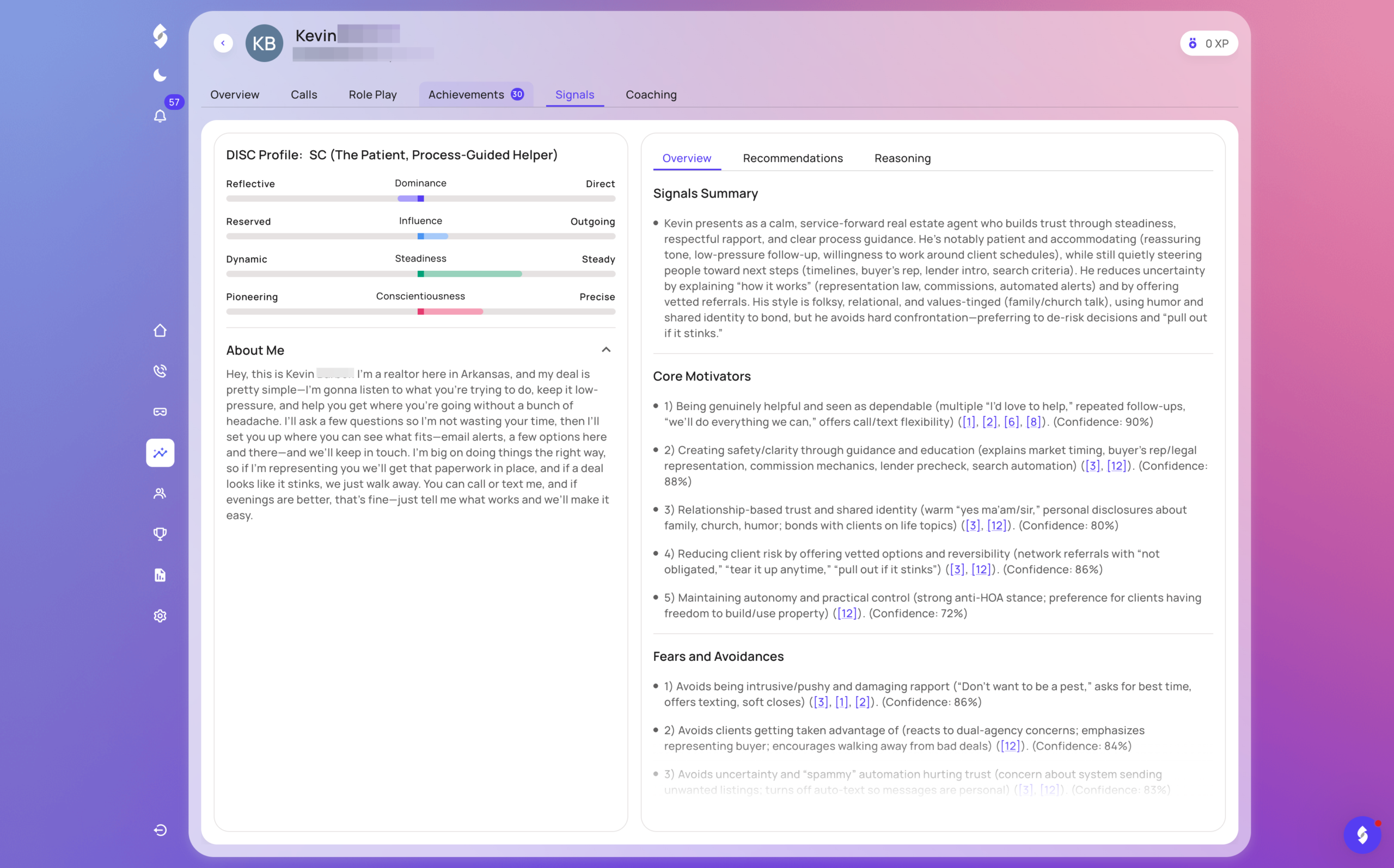 Shilo Signals - DISC personality insights and core motivations